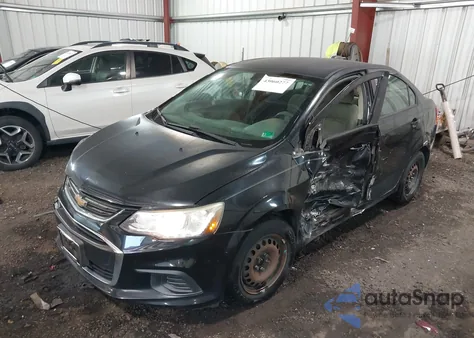 2017 Chevrolet Sonic Ls Auto из США, поврежденный, VIN 1G1JB5SHXH4102773